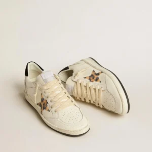 Women's Ball Star with leopard-print star embellished with Swarovski crystal