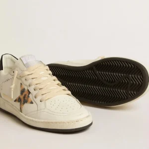 Women's Ball Star with leopard-print star embellished with Swarovski crystal