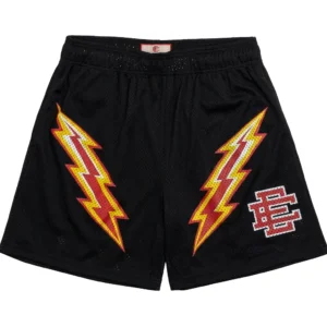 Eric Emanuel EE Basic Lightning Bolt Short Black/Yellow/Red