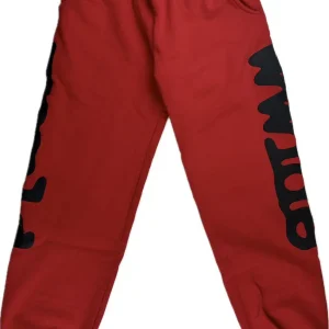 Sp5der Beluga Sweatpants Red