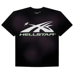 Hellstar Glow in the Dark Sports Logo T-shirt Purple