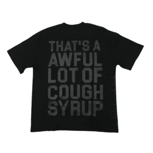 Cough Syrup Beaker Tee Black