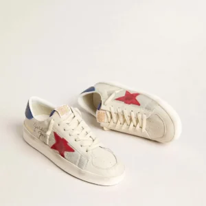 Men's Stardan in nylon with red suede star and blue leather heel tab