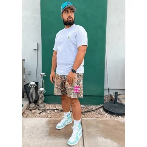 Eric Emanuel EE Basic Short Camo Pink