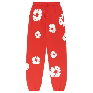 Denim Tears The Cotton Wreath Sweatpants Red