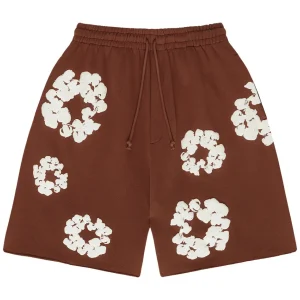 Denim Tears The Cotton Wreath Shorts Brown