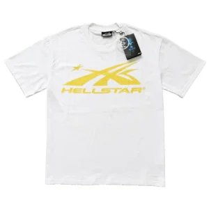 Hellstar Sports Core Logo Tee White / Yellow