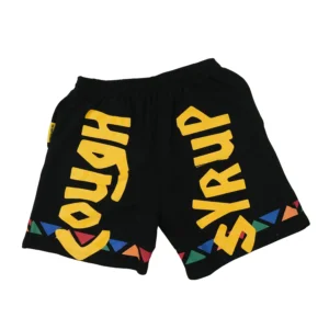Cough Syrup Tribal Shorts Black