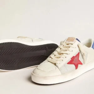 Men's Stardan in nylon with red suede star and blue leather heel tab
