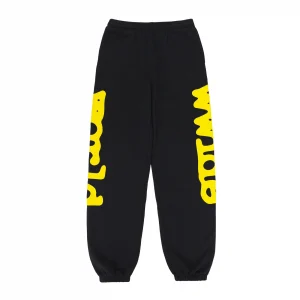 Sp5der Beluga Sweatpants Onyx/Yellow