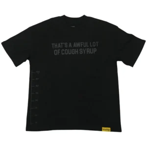 Cough Syrup Beaker Tee Black