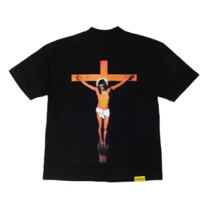 Cough Syrup Crucifix Tee Black