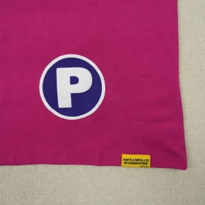 Cough Syrup P Logo Tee Pink