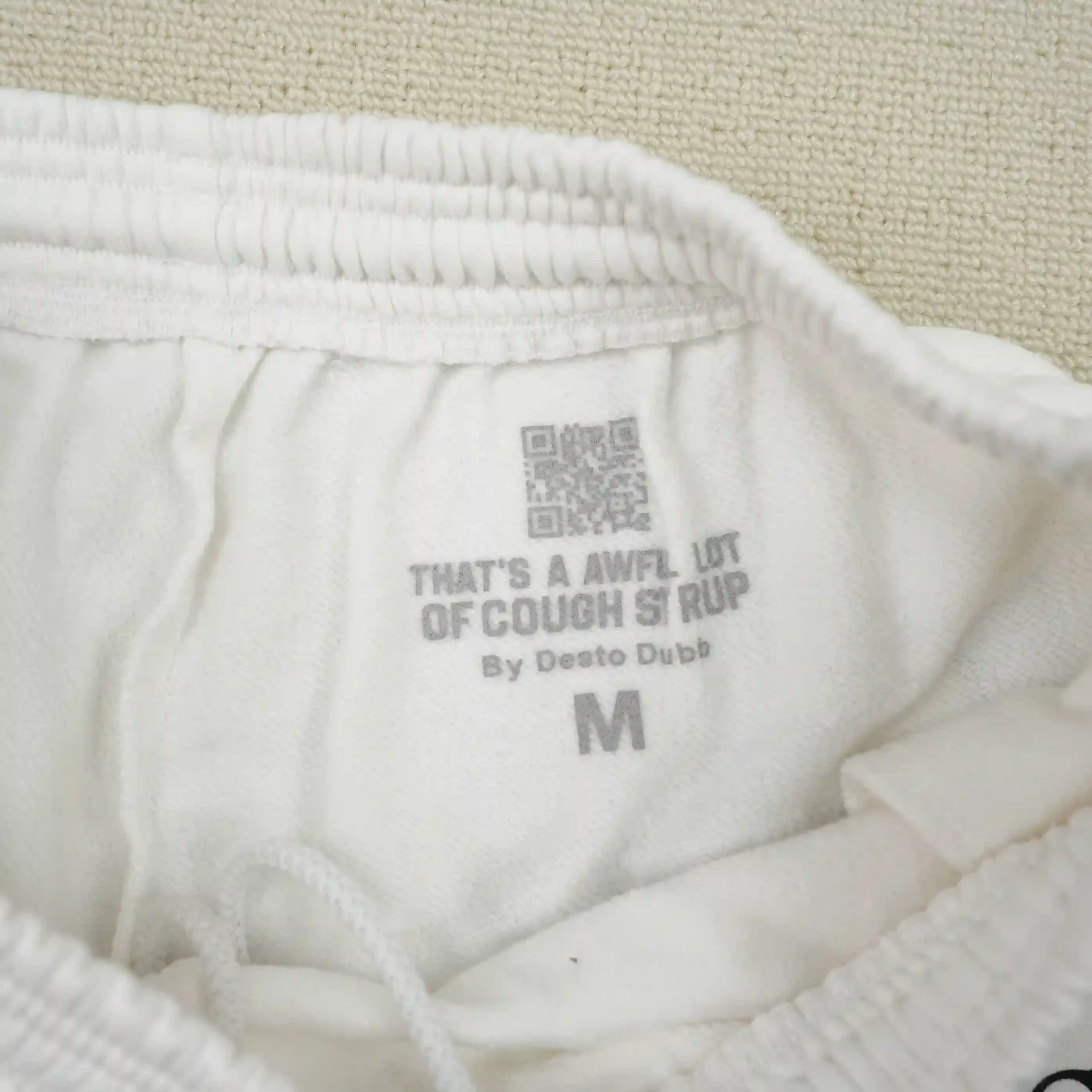 Cough Syrup White Yellow Tee
