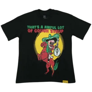 Cough Syrup Cowboy Tee Black