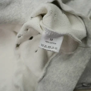 Distressed Chain Hoodie Heather Grey