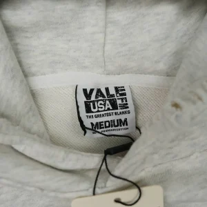 Distressed Chain Hoodie Heather Grey