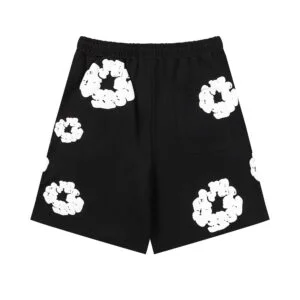 Denim Tears Cotton Wreath Sweatshorts Black
