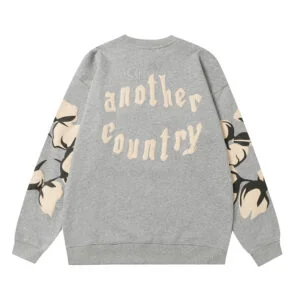 Denim Tears Cotton Wreath Crewneck Sweatshirt Ash Grey Heritage