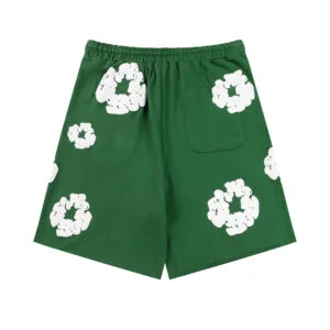 Denim Tears Cotton Wreath Sweatshorts Green