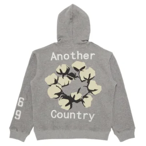 Denim Tears Cotton Wreath Hoodie Grey