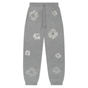 Denim Tears Cotton Wreath Sweatpants Grey