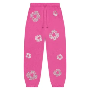 Denim Tears Cotton Wreath Sweatpants Pink