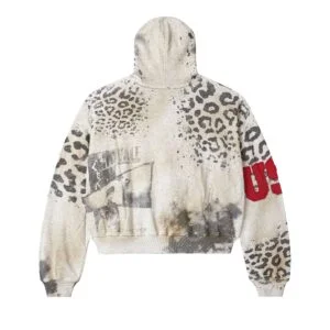 Vale Forever Cheetah Zip Up 'Grey'