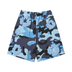 Denim Tears Cotton Wreath Sweatshorts Blue