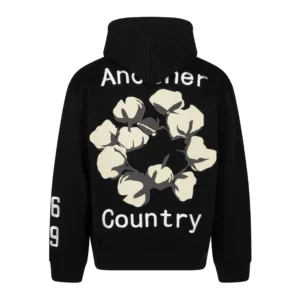 Denim Tears Cotton Wreath Hoodie Black