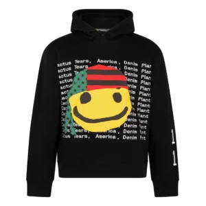 Denim Tears Cotton Wreath Hoodie Black