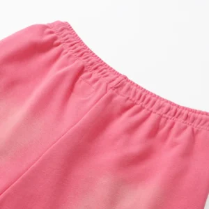 Hellstar Dual Logo Graphic Shorts Pink
