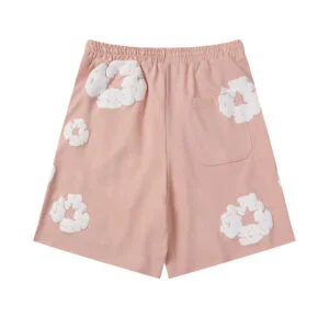 Denim Tears Cotton Wreath Sweatshorts Pink