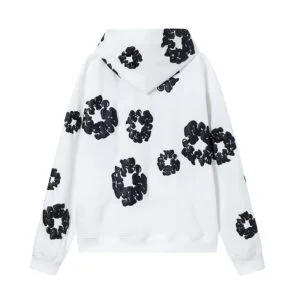 Denim Tears Cotton Wreath Hoodie White