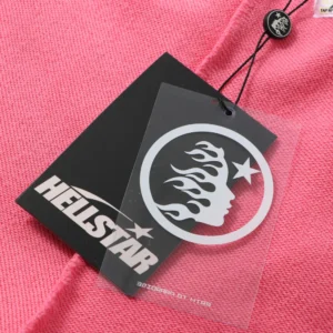 Hellstar Dual Logo Graphic Shorts Pink
