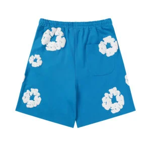Denim Tears Cotton Wreath Sweatshorts Blue