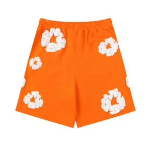 Denim Tears Cotton Wreath Sweatshorts Orange