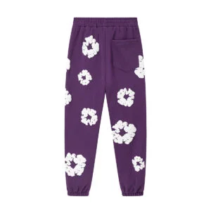 Denim Tears Cotton Wreath Sweatpants Purple