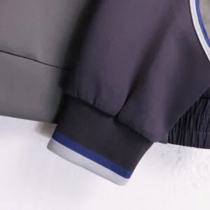Denim Tears Varsity Jacket Grey Navy