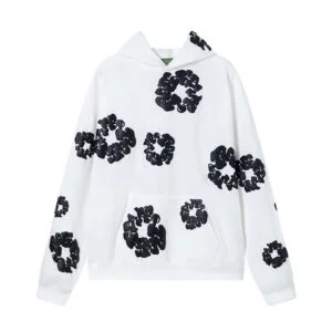 Denim Tears Cotton Wreath Hoodie White