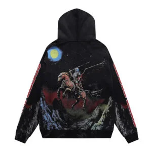 Vale Forever Valley Sport Dept Zip Hoodie 'Black/Red Graphic'