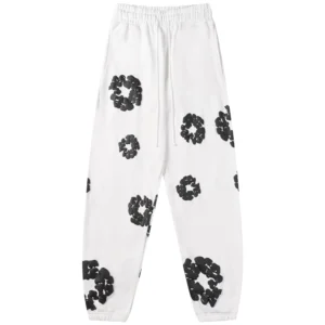 Denim Tears Cotton Wreath Sweatpants White