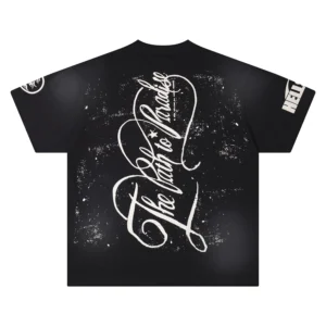 Hellstar Path to Paradise Angel Graphic T-Shirt Black