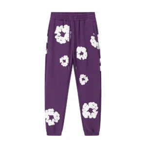 Denim Tears Cotton Wreath Sweatpants Purple