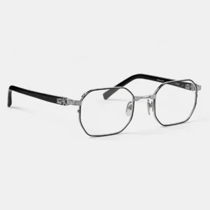 BPX-166 Silver Black Optical Glasses
