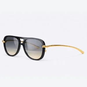 BV1391S Knot Aviator Sunglasses Black