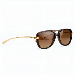 BV1391S Knot Aviator Sunglasses Havana