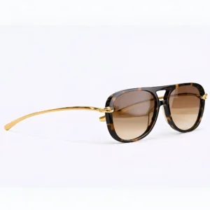 BV1391S Knot Aviator Sunglasses Tortoiseshell