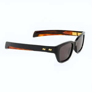 BV1393S Rectangular Sunglasses 001 BKGY