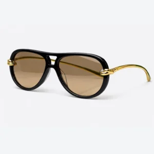 BV1418S Black / Brown Knot Sunglasses